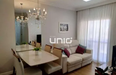 Apartamento com 3 dormitórios à venda, 72 m² por r$ 395.000,00 - nova américa - piracicaba/sp