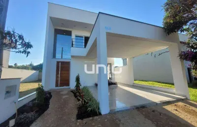 Casa com 3 dormitórios à venda, 211 m² por r$ 1.100.000,00 - residencial ágape - piracicaba/sp