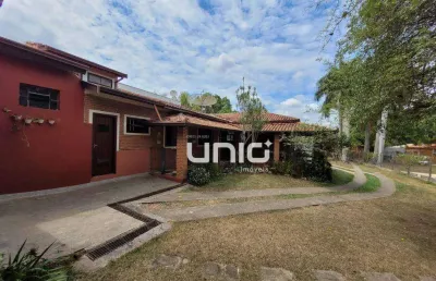 Chácara com 3 dormitórios à venda, 1045 m² por r$ 590.000,00 - gran park - piracicaba/sp