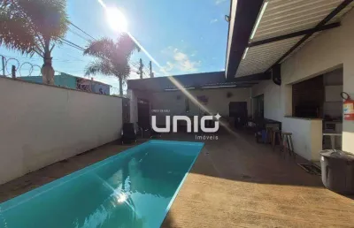 Sobrado estilo edícula no bairro jardim alvorada - piracicaba/sp com 2 dormitórios e piscina