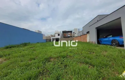 Terreno a venda no condomínio ágape, bairro campestre, piracicaba/sp - com 200m²