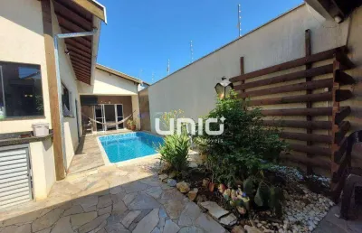 Casa com 2 dormitórios à venda, 130 m² por r$ 570.000,00 - recanto da água branca - piracicaba/sp