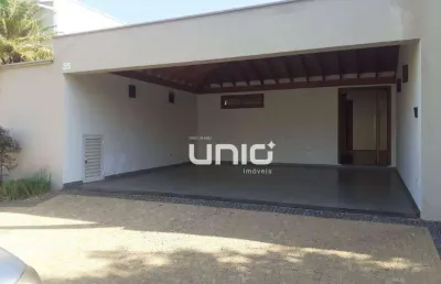 Casa assobrada disponível para locação e venda, no condomínio água viva, localizado no bairro jardim caxambu, em piracicaba/sp.