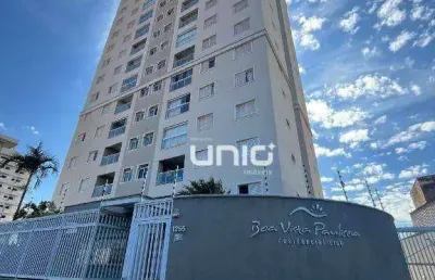 Apartamento com 3 dormitórios para alugar, 86 m² por r$ 3.834,53/mês - paulicéia - piracicaba/sp