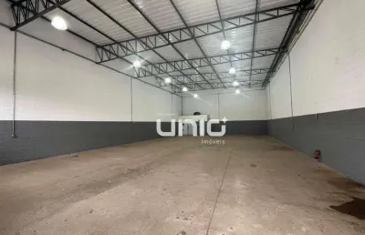 Galpão para alugar, 300 m² por r$ 6.403,36/mês - são vicente - piracicaba/sp