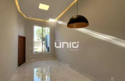 Casa a venda condomínio residencial mônaco - piracicaba/sp com 3 dormitórios (1ste)