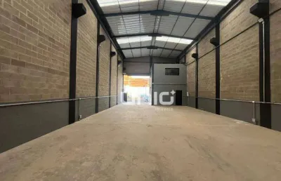 Galpão comercial novo para locação no bairro jardim califórnia em piracicaba/sp.