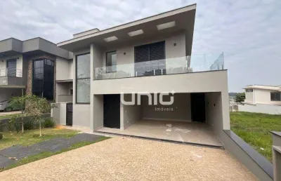Casa de condomínio para alugar no residencial villa d'áquila, no bairro santa rosa em piracicaba.