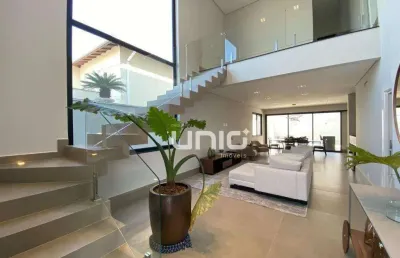 Casa à venda no condomínio reserva do engenho no bairro morato, em piracicaba/sp