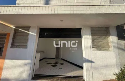 Salão para alugar, 27 m² por r$ 792,54/mês - vila monteiro - piracicaba/sp