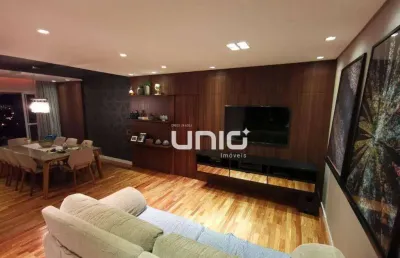 Apartamento edifício imperialle com 3 dormitórios à venda, 129 m² por r$ 1.160.000 - vila independência - piracicaba/sp