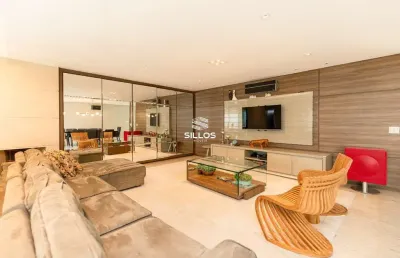 Apartamento mobiliado, com 3 suítes,  à venda no ecoville em curitiba