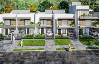 Sobrado à venda com 3 quartos no alto tarumã em pinhais/pr