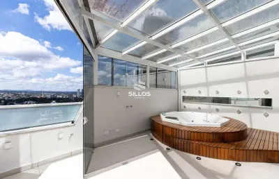 Apartamento duplex à venda com 3 suítes e terraço no bigorrilho em curitiba