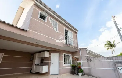 Sobrado à venda com 3 quartos no lindóia em curitiba