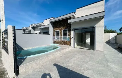 Residência com excelente acabamento - 2 dormitórios sendo uma suíte/piscina.