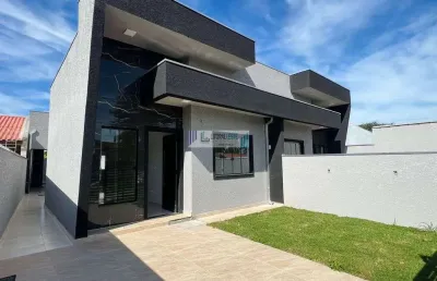 Residência nova com excelente acabamento - 3 dormitórios sendo uma suíte.