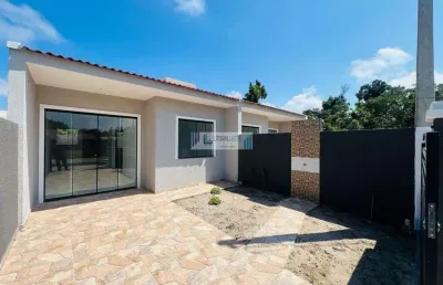 Residência nova - teto em laje -excelente acabamento - 2 dormitórios - averbada.