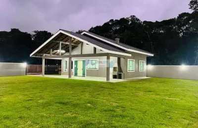 Casa de campo a venda no guaraguaçu - 3 dormitórios e amplo quintal com 576m².