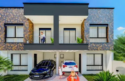 Sobrado com 3 quartos  à venda, 102.38 m2 por r$685000.00  - boqueirao - curitiba/pr