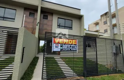 Casa com 3 quartos à venda na rua formosa do oeste, 874, guaraituba, colombo, 110 m2 por r$ 499.000