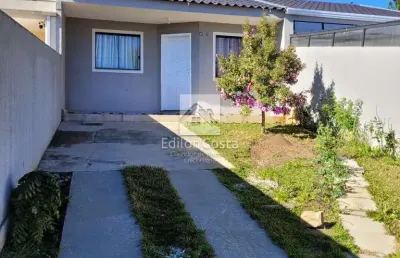 Casa com 3 quartos à venda na rua roque scrok, 62, guaraituba, colombo, 62 m2 por r$ 338.000