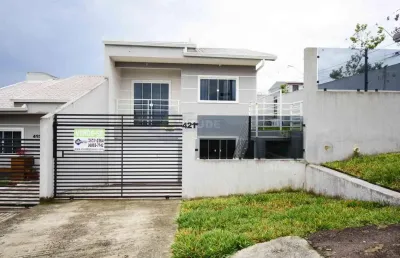 Casa para venda em araucária, passaúna, 2 dormitórios, 1 suíte, 2 banheiros, 3 vagas