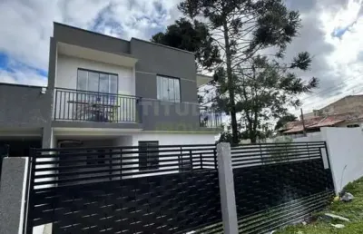 Sobrado para venda em araucária, campina da barra, 3 dormitórios, 1 suíte, 3 banheiros, 1 vaga