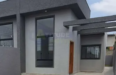 Casa para venda em araucária, capela velha, 3 dormitórios, 1 suíte, 2 banheiros, 1 vaga