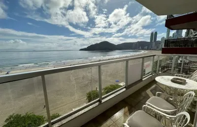 Praia do leme - apartamento frente mar mobiliado em balneário camboriú