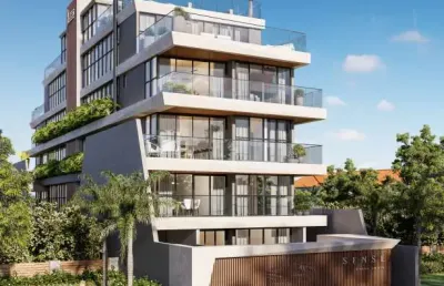 Sense praia brava - apartamento 03 suítes frente mar na praia brava de itajaí