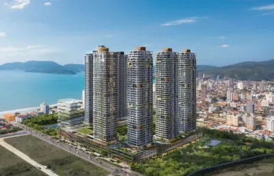 Lagom - condomínio mirra - apartamento 02 suítes com vista mar em perequê - porto belo