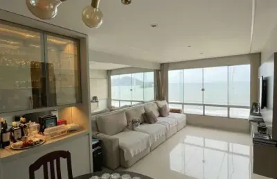 Apartamento frente mar mobiliado em balneário camboriú