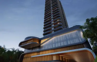 Brava green home club - apartamento 02 suítes na praia brava de itajaí