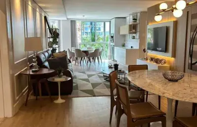 Brava home resort - apartamento decorado com 03 suítes na praia brava de itajaí