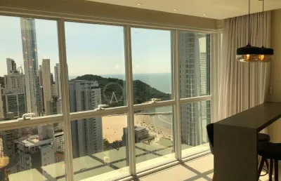 Alameda jardins - apartamento mobiliado com vista para o mar em balneário camboriú