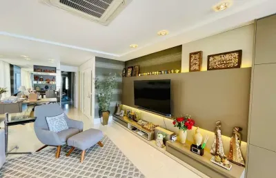 Dom alfonso - apartamento frente mar mobiliado em balneário camboriú