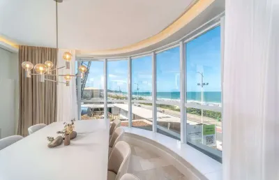 Quintas do arpoador - apartamento mobiliado frente mar na praia brava em itajaí