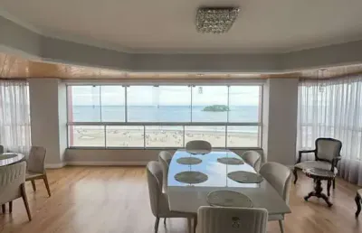 Apartamento frente mar para locação anual em balneário camboriú