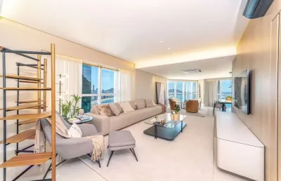 Ibiza towers - apartamento frente mar decorado em balneário camboriú