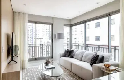 Charmant residence - apartamento mobiliado próximo à praia em balneário camboriú