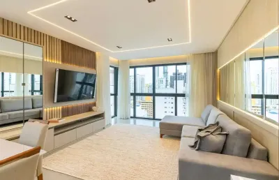 Costa esmeralda residence - apartamento decorado com 03 suítes no pioneiros - balneário camboriú