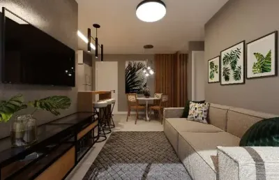 Edifício platinum home - apartamento com 02 dormitórios no bairro tabuleiro em camboriú