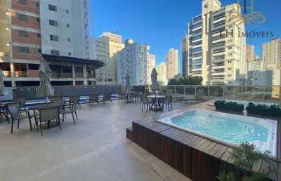Apartamento com 3 dormitórios para alugar, 130 m² por r$ 6.363,14/mês - meia praia - itapema/sc