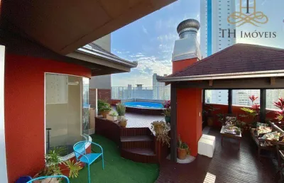 Cobertura com 3 dormitórios à venda, 221 m² por r$ 2.600.000,00 - centro - balneário camboriú/sc
