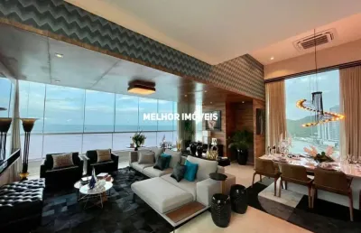 Summer beach - cobertura triplex fente mar à venda com 07 suítes amplo espaço de lazer com piscina privativa localizado em balneário camboriú - sc