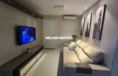 Residencial bella vita - apartamento mobiliado e equipado à venda com 2 dormitórios sendo 1 suíte localizado no bairro ariribá em balneário camboriú