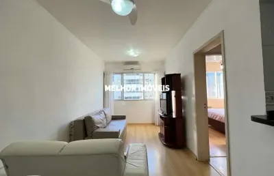 República argentina - apartamento mobiliado com 01 dormitório na quadra mar de balneário camboriú.