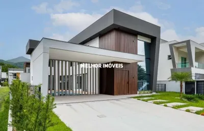 Condomínio caledônia private village - casa alto padrão à venda com 04 suítes, localizada em condomínio fechado em camboriú