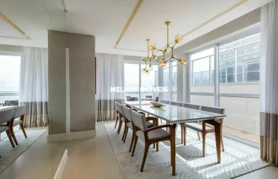Mirante das águas - cobertura mobiliada, decorada e equipada á venda com 04 suítes  sendo 01 máster localizada na quadra mar de balneário camboriú - sc